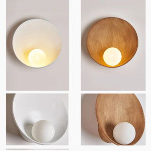 Yū Tokyo Oriental Style Dish Wall Fixture Lamp