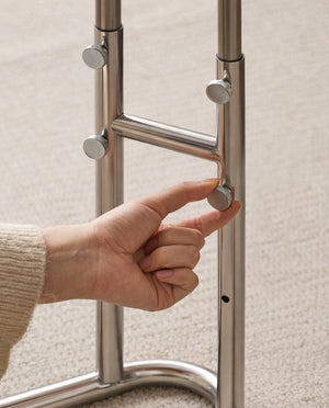 Adjustable Stainless Steel C-Side Table