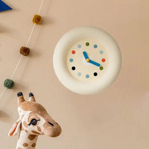 Japanese Minimalist Beige Pendulum Wall Clock