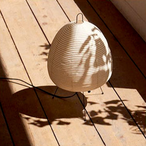 Japanische Reispapier-Laternenlampe im Wabi-Sabi-Stil