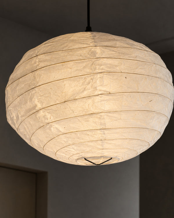 Yū Tokyo Japanese Wabi-Sabi Irregular Rice Paper Pendant Ceiling Lamp
