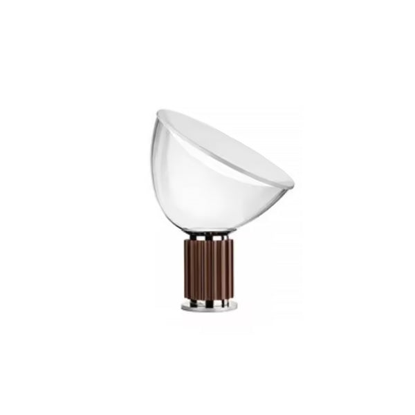 Italian Style Transparent Bowl Chrome Lamp