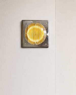 Nordichome Stainless Steel &amp; Acrylic Grid Wall Lamp