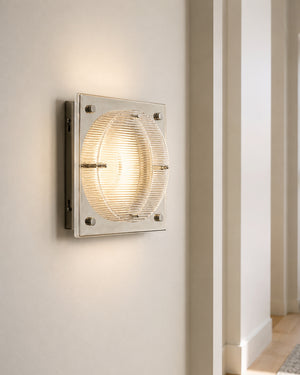 Nordichome Stainless Steel &amp; Acrylic Grid Wall Lamp