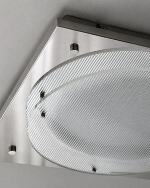 Nordichome Stainless Steel &amp; Acrylic Grid Wall Lamp