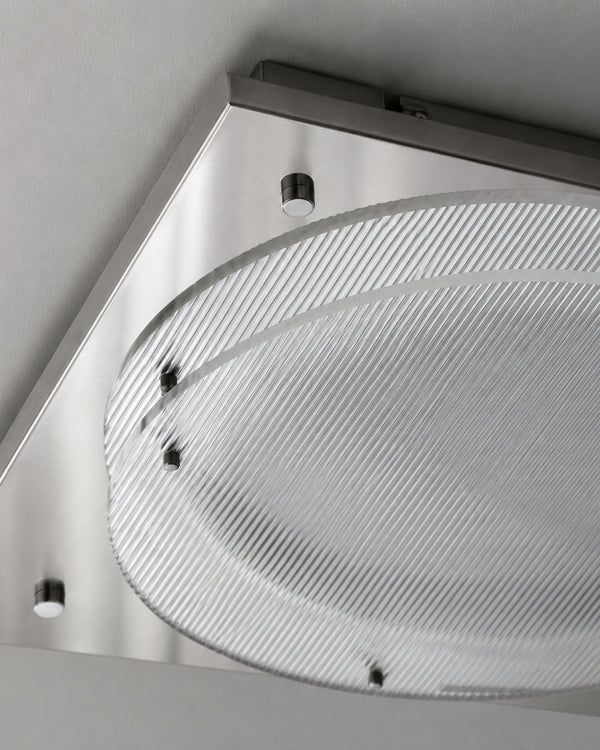 Nordichome Stainless Steel &amp; Acrylic Grid Wall Lamp