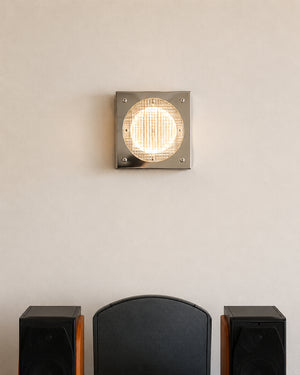 Nordichome Stainless Steel &amp; Acrylic Grid Wall Lamp
