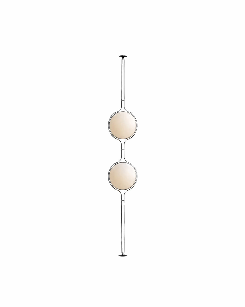 Acrylic Globe Floor-to-Ceiling Standing Light