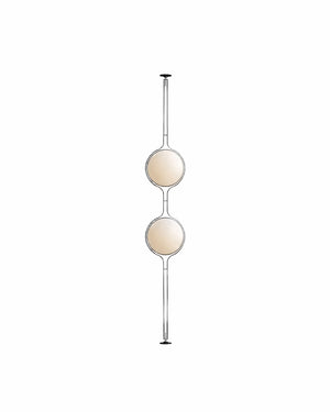 Acrylic Globe Floor-to-Ceiling Standing Light