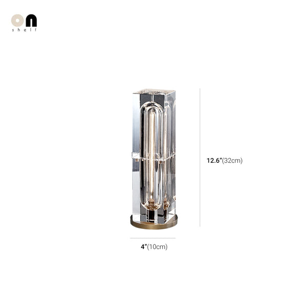 Hotel Style Heavy Crystal Glass Table Lamp