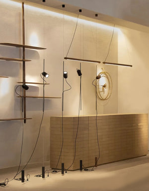 Nordic Spotlight Pendant Floor-to-Ceiling Lamp