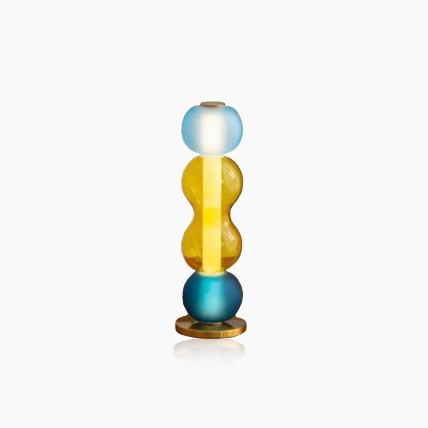 Nordic Colored Glass Table Lamp