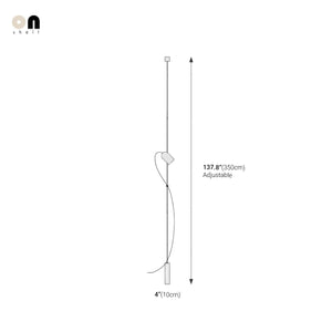 Nordic Spotlight Pendant Floor-to-Ceiling Lamp
