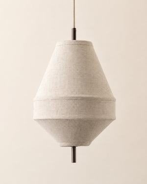 Yū Tokyo Japanese Linen Fabric Pendant Ceiling Light