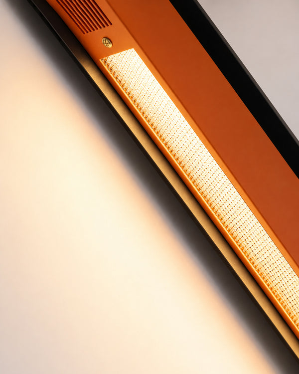 Retro Industrial  Iron Bar LED Shelf Wall Lamp