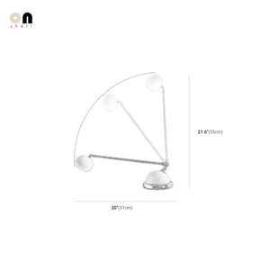 Haus Theory Retro Rotating BallMinimalist Table Lamp