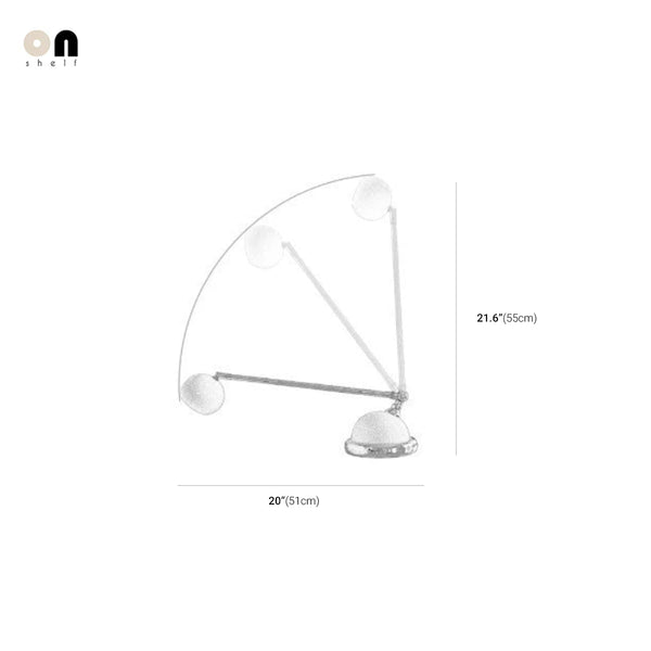 Haus Theory Retro Rotating BallMinimalist Table Lamp
