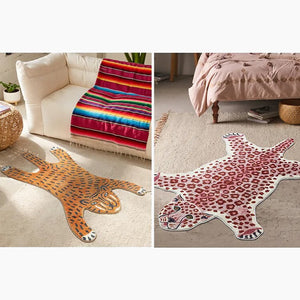 MokoMoko Leopard Artifical Hide Rug