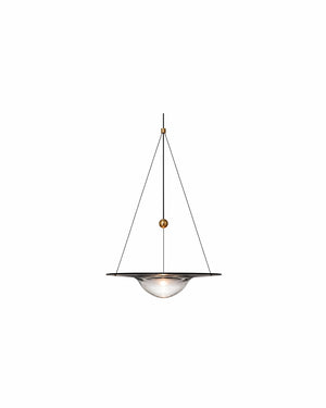 Carl Lighting Ripple Glass Pendant Light