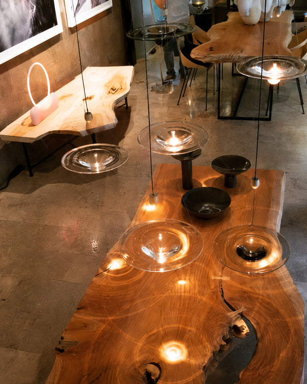 Carl Lighting Ripple Glass Pendant Light