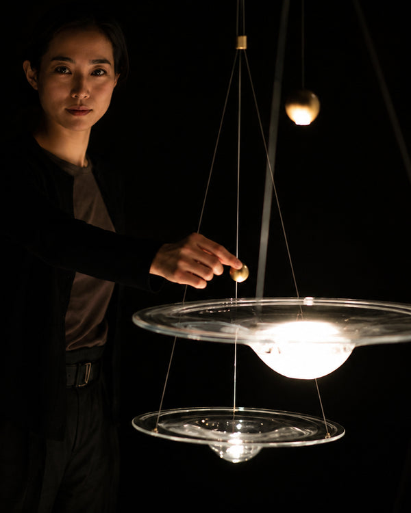 Carl Lighting Ripple Glass Pendant Light