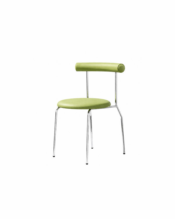 Nordic Minimalistic Low Profile Metal Frame Chair