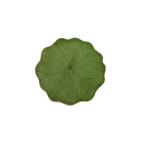 MokoMoko Lotus Leaves Round Rug