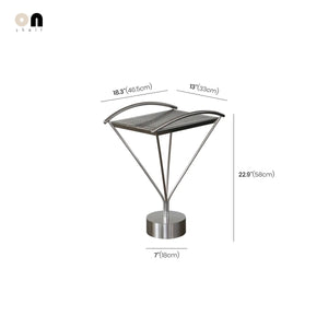 Studio Lima Stainless Steel Arc Side Table
