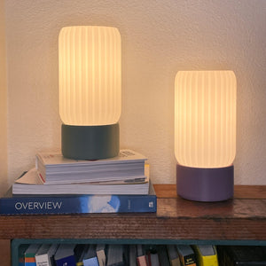 Terra Labs Milk Shade Barrel Table Lamp