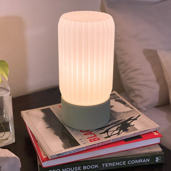 Terra Labs Milk Shade Barrel Table Lamp