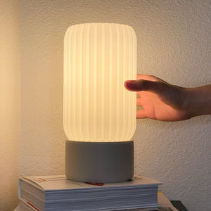 Terra Labs Milk Shade Barrel Table Lamp
