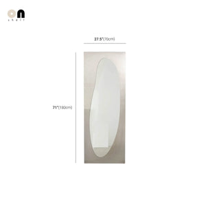 Studio Lima Stainless Steel Floor Wall Mirror