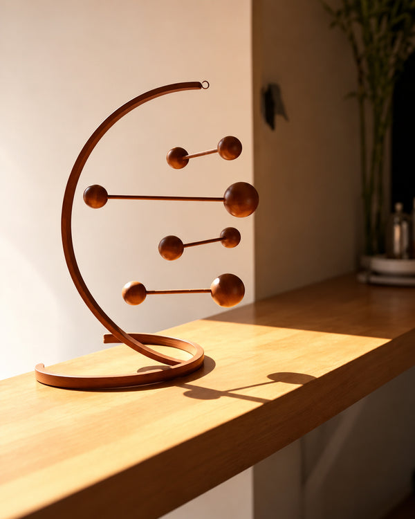 Wooden Kinetic Balance Table Ornament