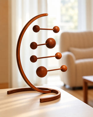 Wooden Kinetic Balance Table Ornament
