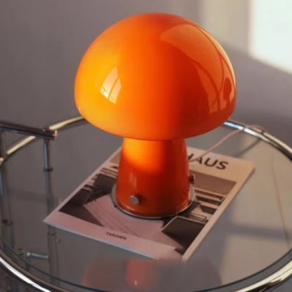 Mushroom Glass Retro Table Lamp