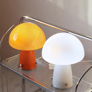 Mushroom Glass Retro Table Lamp