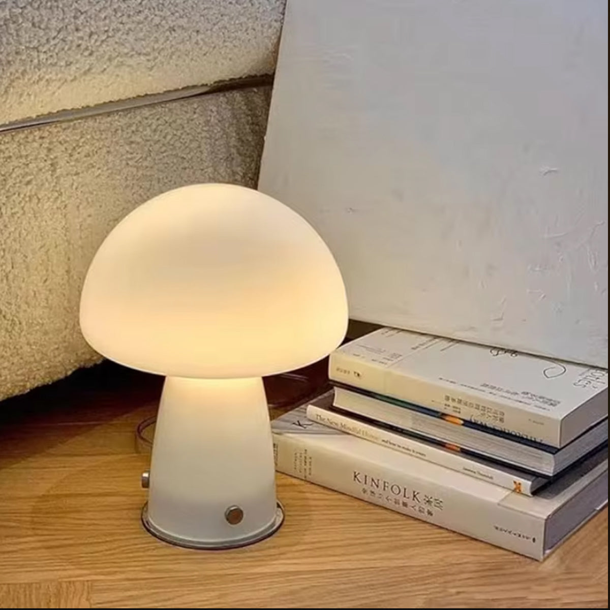 Mushroom Glass Retro Table Lamp