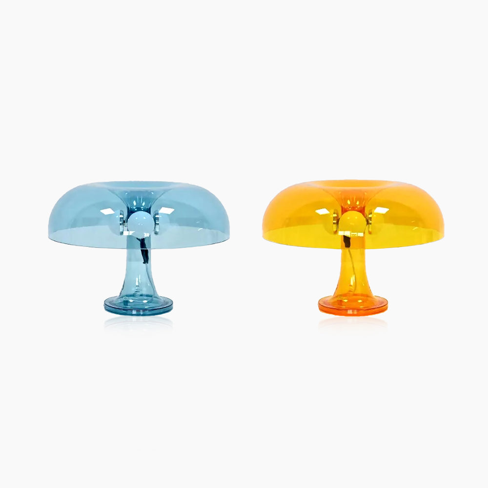 Bauhaus Transparent Wide Mushroom Table Lamp