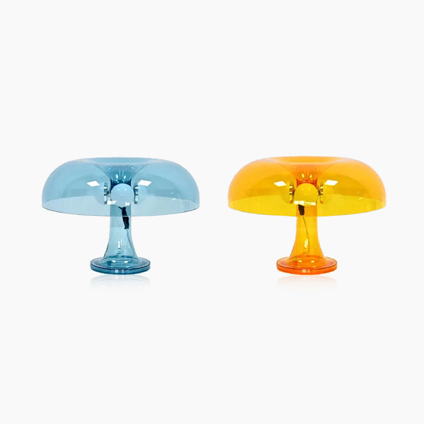Bauhaus Transparent Wide Mushroom Table Lamp
