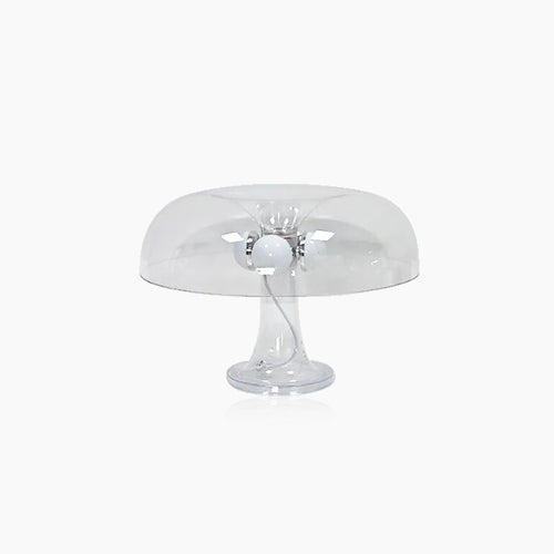 Bauhaus Transparent Wide Mushroom Table Lamp