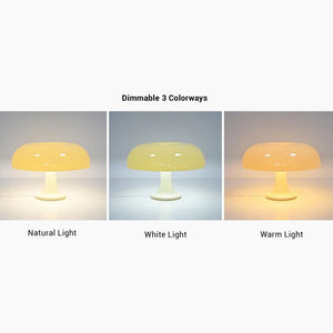 Bauhaus Transparent Wide Mushroom Table Lamp