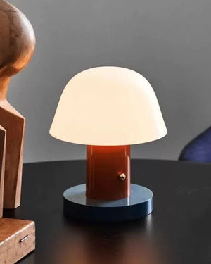 Haus Theory Cordless Mushroom Table Lamp