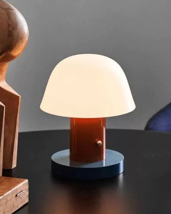 Haus Theory Cordless Mushroom Table Lamp