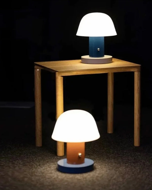 Haus Theory Cordless Mushroom Table Lamp