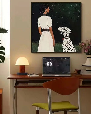 Haus Theory Cordless Mushroom Table Lamp