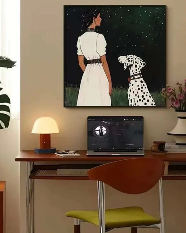 Haus Theory Cordless Mushroom Table Lamp