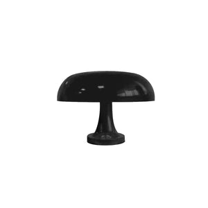 Bauhaus Wide Black Mushroom Table Lamp