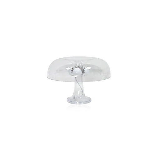 Bauhaus Transparent Wide Mushroom Table Lamp