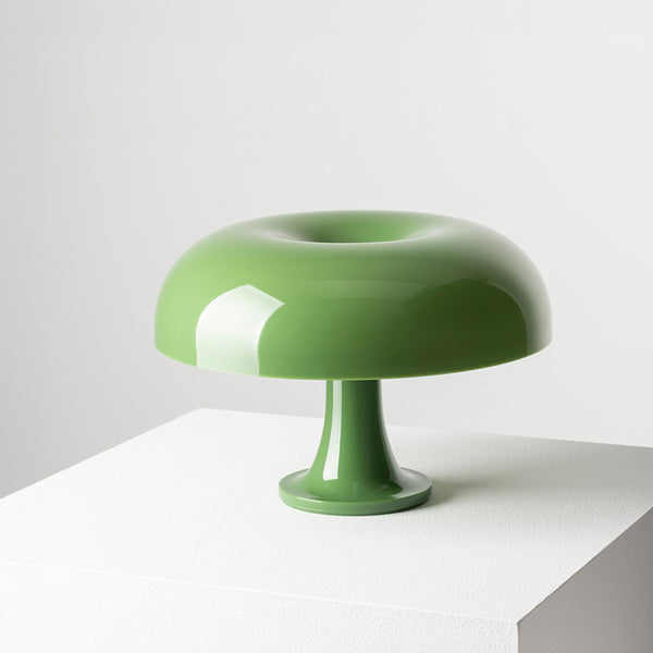 Bauhaus Wide Blue Yellow Green Mushroom Table Lamp