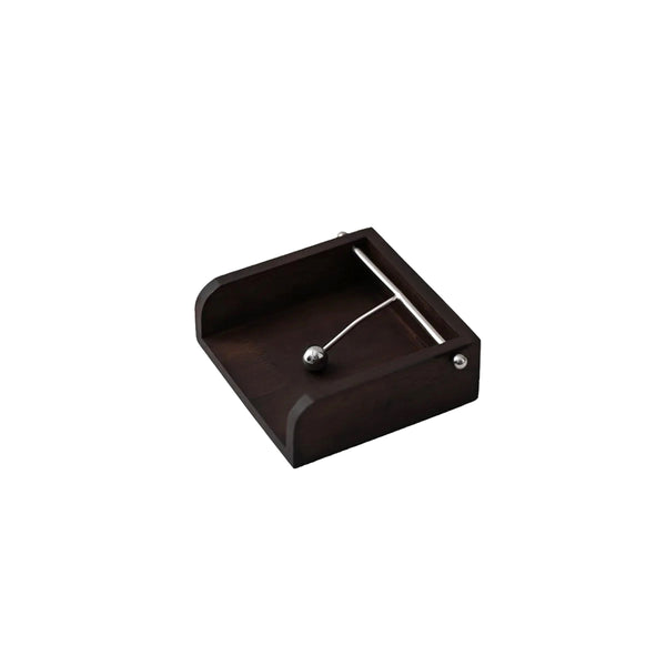 Wooden Stainless Steel Ball Napkin Holder